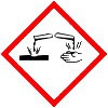 GHS05 Ätzwirkung: ätzend