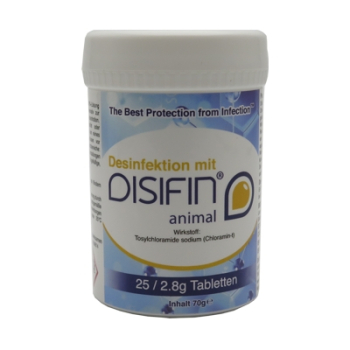 DISIFIN animal - Desinfektions Tabs - 25 Stück