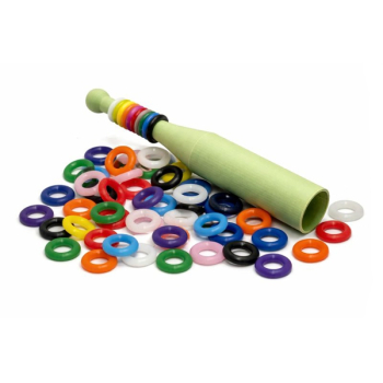 Birdsparadise Starterset Elastische Ringe Ø 3,0mm bis Ø 8,0mm - Aufziehhilfe mit 10 Ringen