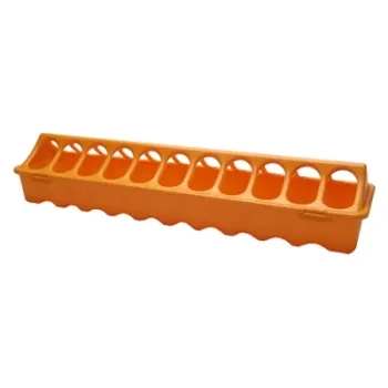 Futtertrog Kunststoff orange - 40cm