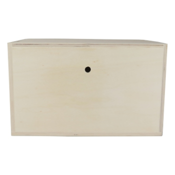 Preview: Nistkasten für Sittiche mit Anflugstange - ca. 25,5 x 15,5 x 15,5 cm