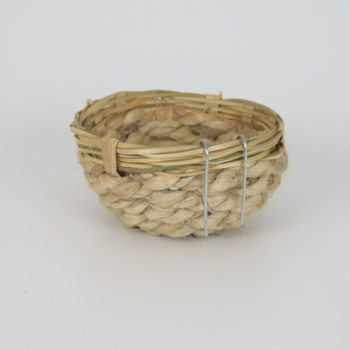 Preview: Jutennest für Kanarien - ca. Ø 11 x 6 cm