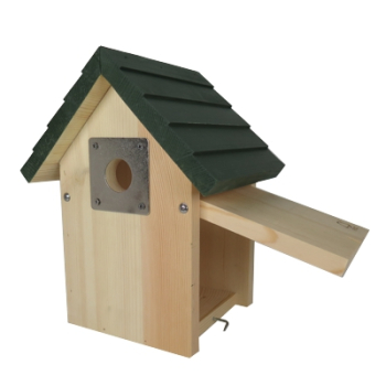 Preview: Nistkasten Vail - grün/natur - Ø 32 mm