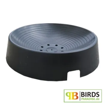 Nistschale für Kanarien / Tauben aus Kunststoff - Ø 18cm - grau