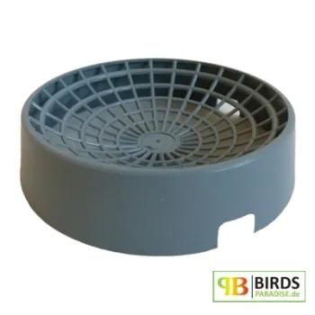 Nistschale für Kanarien / Tauben aus Kunststoff - Airlux - Ø 18cm - grau