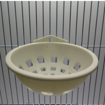 Preview: Nistschale mit Halter beige - large - Ø 12,0 cm