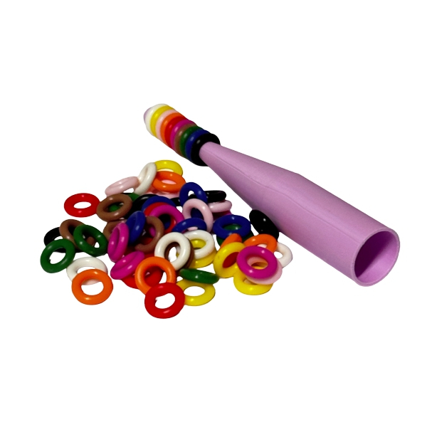 Birdsparadise Starterset Elastische Ringe Ø 3,0mm bis Ø 8,0mm - Aufziehhilfe mit 10 Ringen