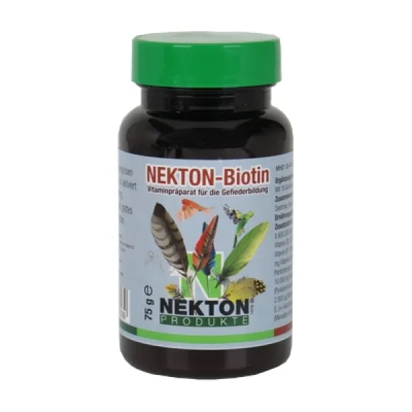 Nekton BIOTIN - 75g - Spezialpräparat für die Gefiederbildung