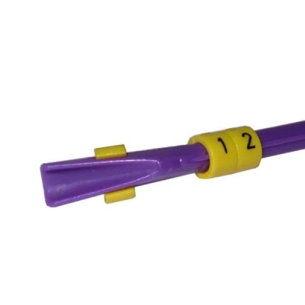 Kunststoffringe mit Anklemmhilfe Ø 3,0 mm - 10 Ringe - nummeriert 0-9