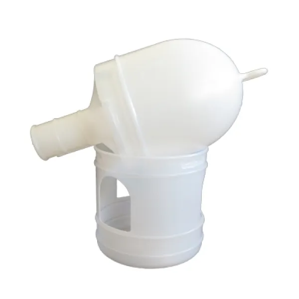 Taubentränke - Volierentränke - Wassertränke Tränke für Geflügel - 1 Liter - weiß