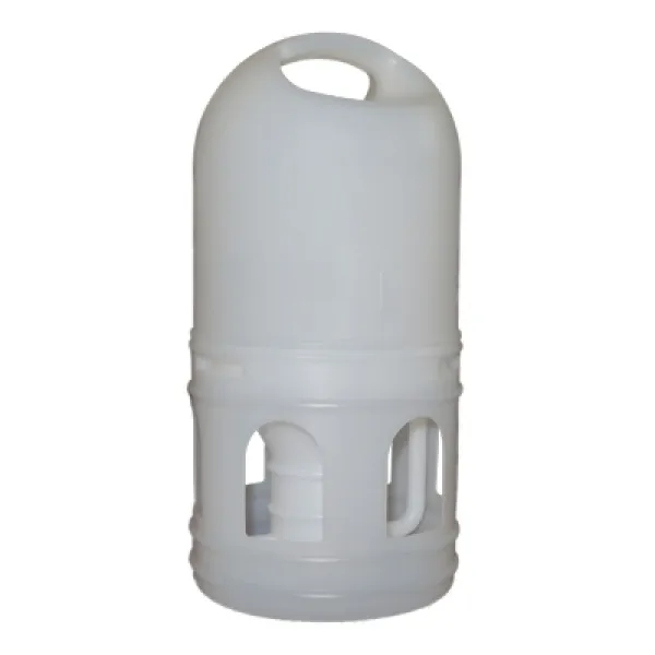 Taubentränke - Volierentränke - Wassertränke Tränke für Geflügel - 3 Liter - weiß